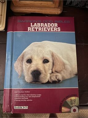 Source Unknown Barron's Labrador Retrievers Book - Blue and Maroon Cover